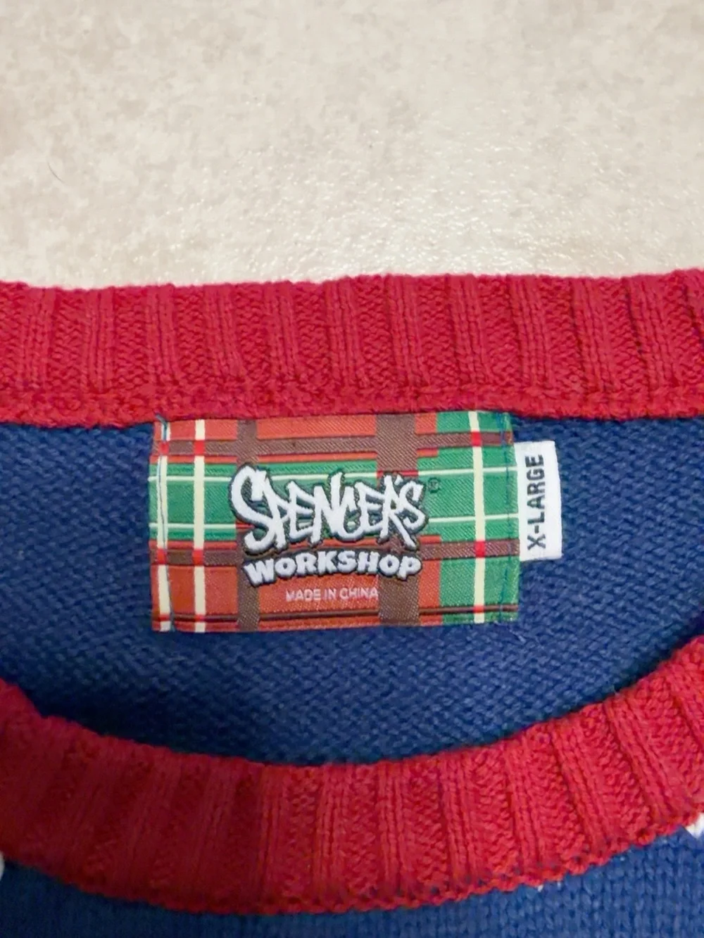 Spencer’s Light-Up Santa Ugly Christmas Sweater XL NWT